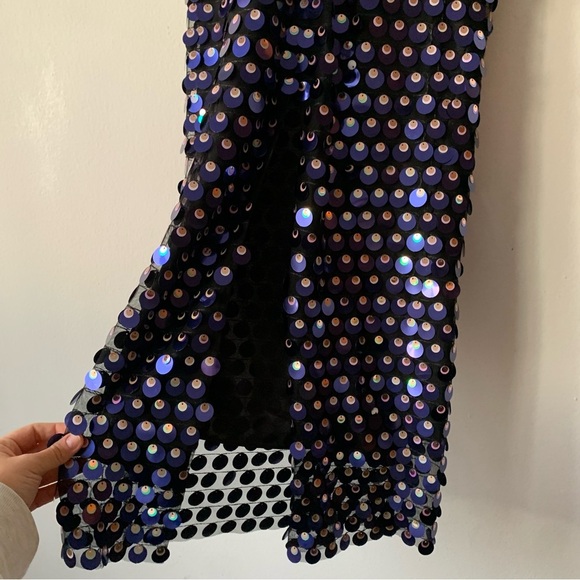 NWT New Arrivals by Ilkyaz Ozel Phoenix Sequin Maxi Gown Dress Paris Minuet - Picture 14 of 17